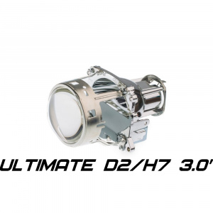 Би-Линза Optima Ultimate Lens 3.0" D2S/H7, круглый модуль под лампу D2S/H7 3.0 дюйма без бленды в Казани
