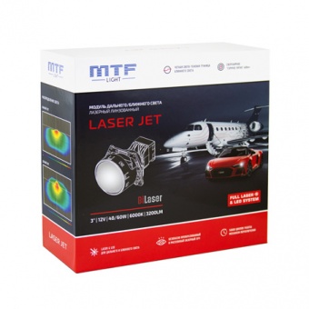 Модули MTF Light линзованные Bi-Laser LED серия Laser jet 12B 48/60Bt 6000K в Казани